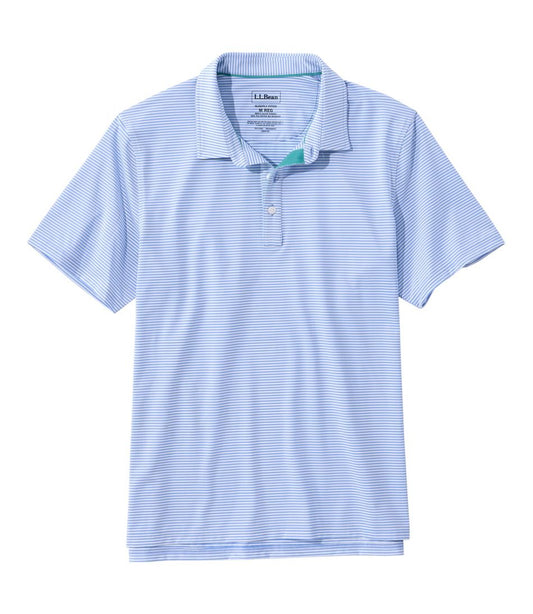Men's Comfort Stretch Performance® Party Polo, Slightly Fitted, Short-Sleeve, Stripe | L.L.Bean Featured
