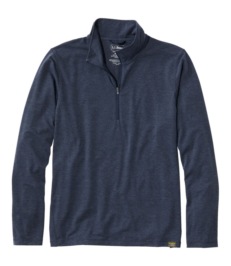 Men's Everyday SunSmart® Tee, Long-Sleeve Quarter-Zip | L.L.Bean Popular
