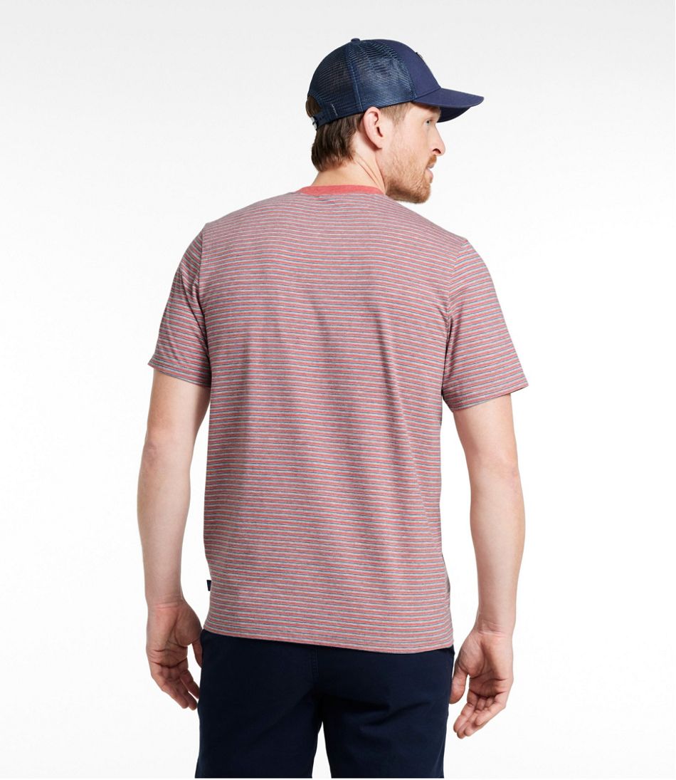 Men's Comfort Stretch Performance® Pima Pocket Tee, Short-Sleeve, Stripe | L.L.Bean Trending