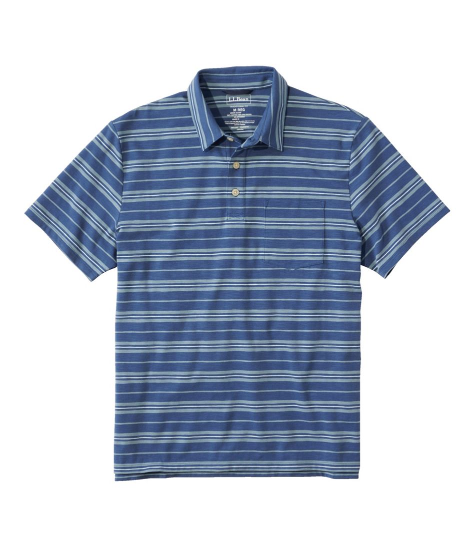 Men's Lakewashed Performance Polo, Short-Sleeve, Stripe | L.L.Bean Recommended