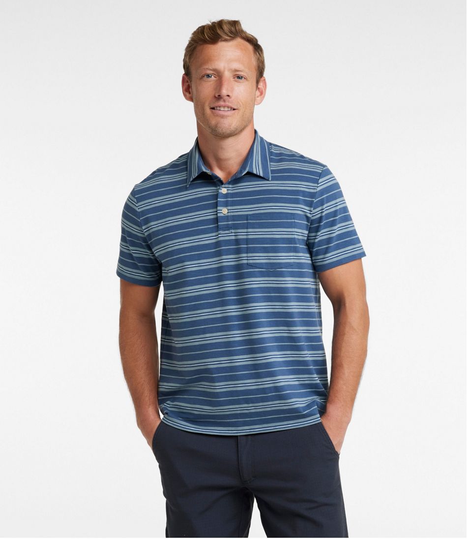 Men's Lakewashed Performance Polo, Short-Sleeve, Stripe | L.L.Bean Recommended