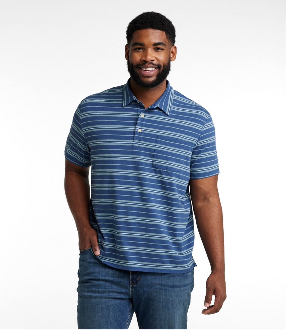 Men's Lakewashed Performance Polo, Short-Sleeve, Stripe | L.L.Bean Recommended