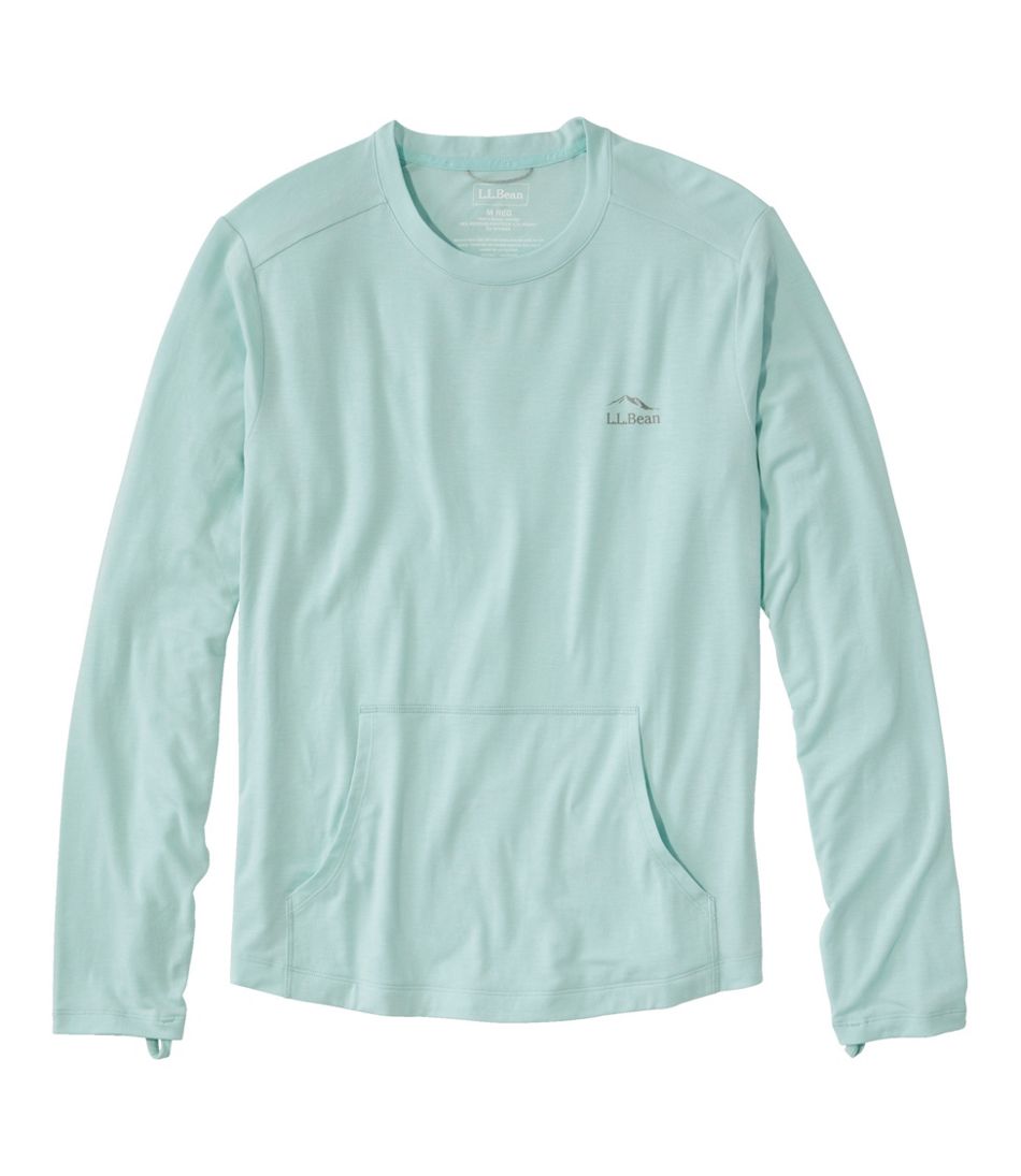 Men's Tropicwear Comfort Crew, Long-Sleeve | L.L.Bean Value