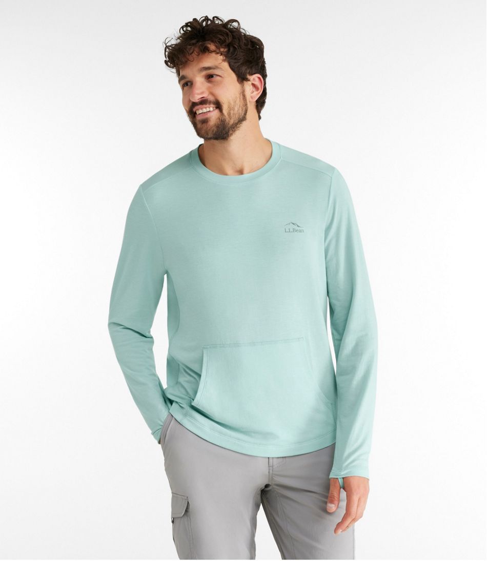 Men's Tropicwear Comfort Crew, Long-Sleeve | L.L.Bean Value