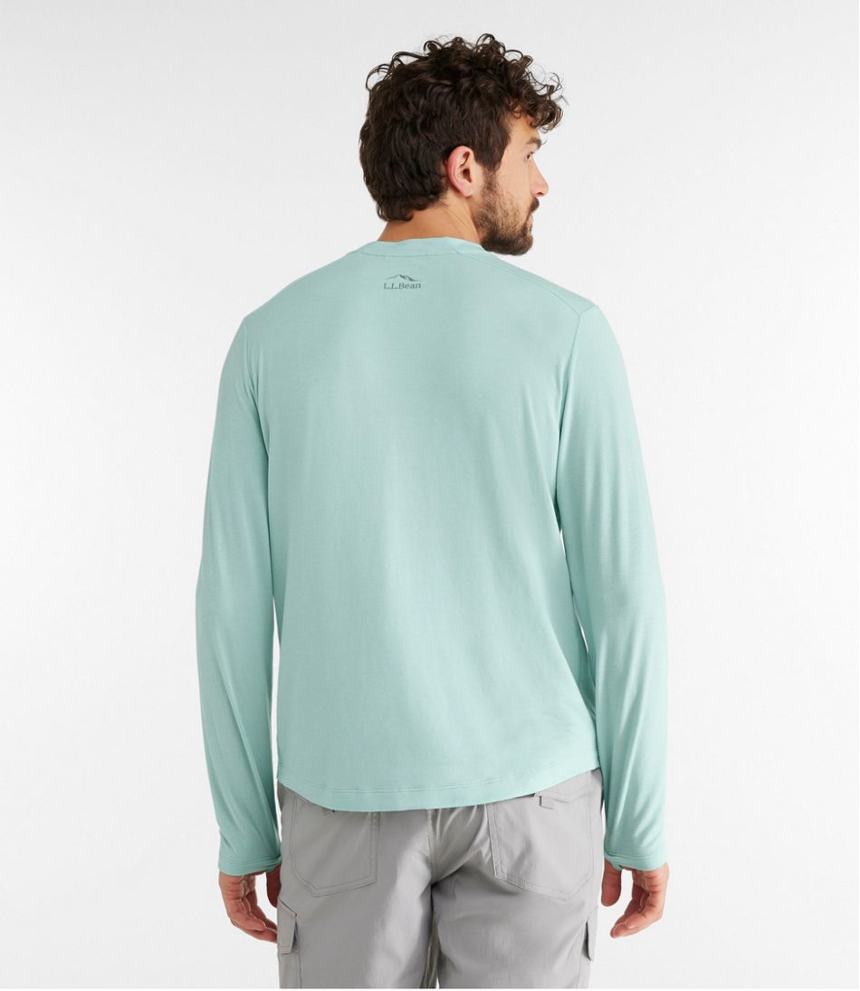 Men's Tropicwear Comfort Crew, Long-Sleeve | L.L.Bean Value