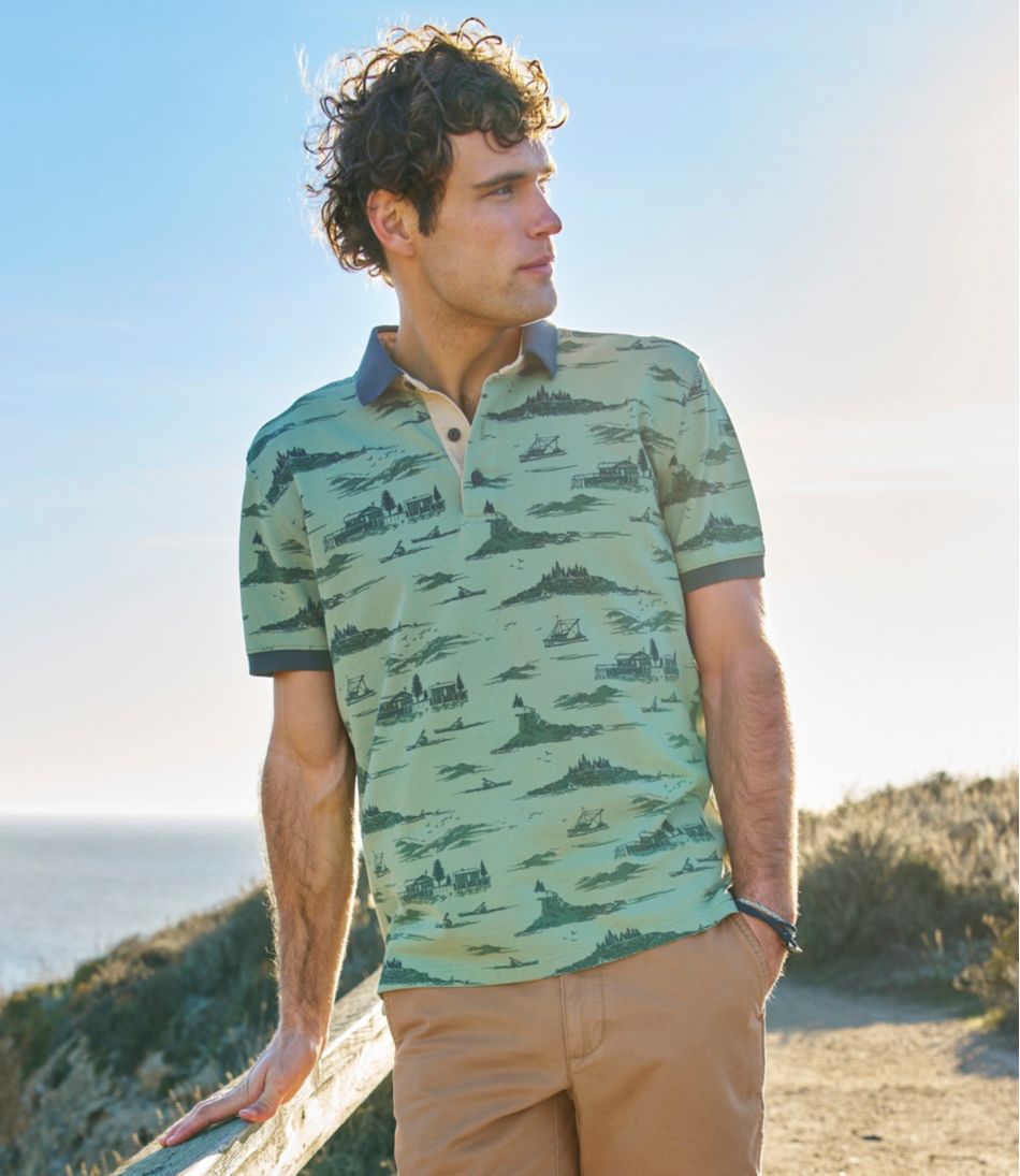 Men's Casco Bay Rugged Polo, Short-Sleeve, Print | L.L.Bean Latest