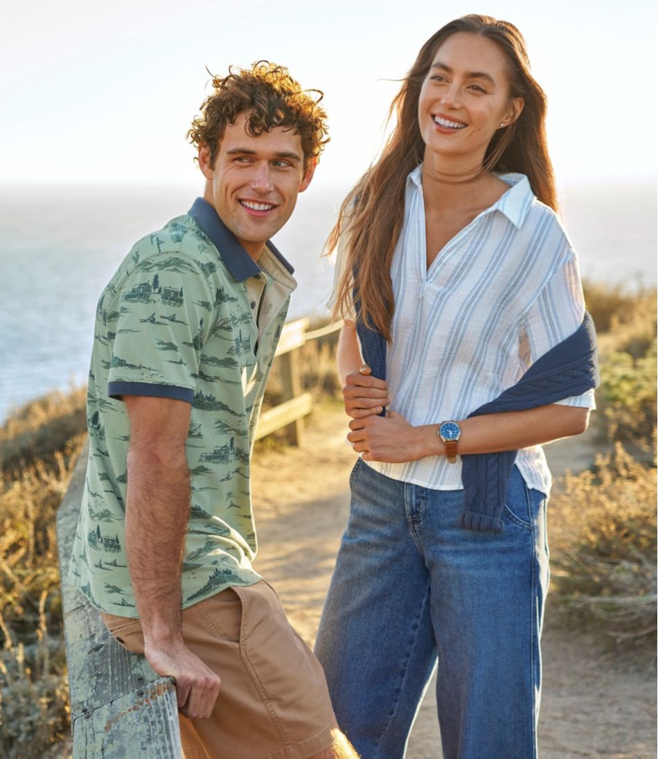 Men's Casco Bay Rugged Polo, Short-Sleeve, Print | L.L.Bean Latest