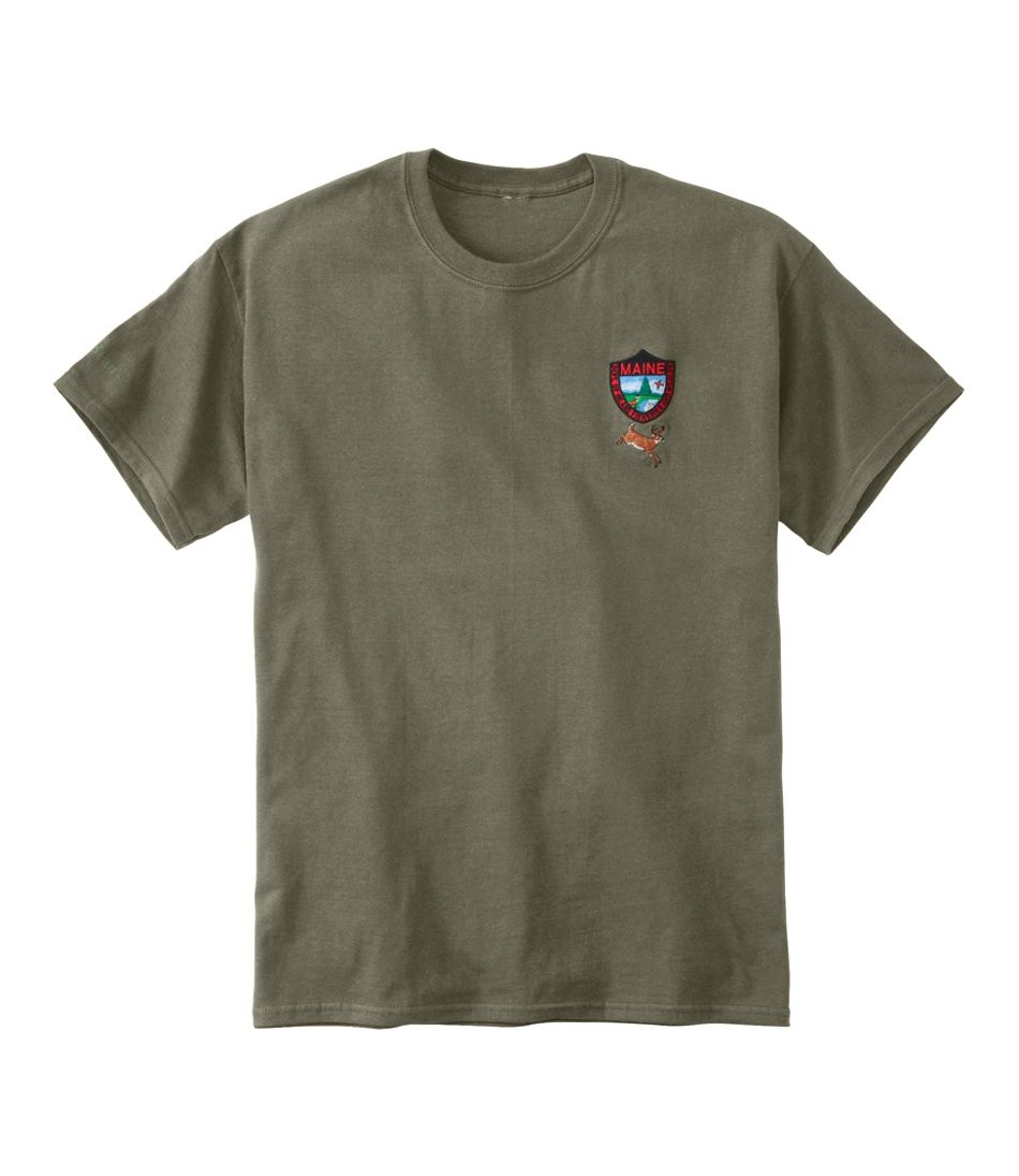 Men's Maine Inland Fisheries and Wildlife Tee, White-Tailed Deer | L.L.Bean Signature