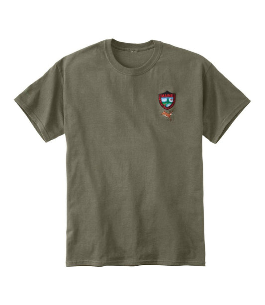Men's Maine Inland Fisheries and Wildlife Tee, White-Tailed Deer | L.L.Bean Signature