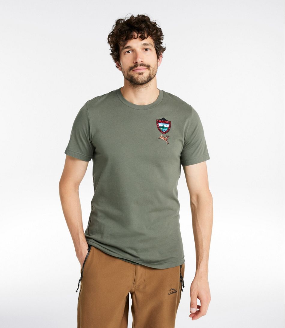 Men's Maine Inland Fisheries and Wildlife Tee, White-Tailed Deer | L.L.Bean Signature