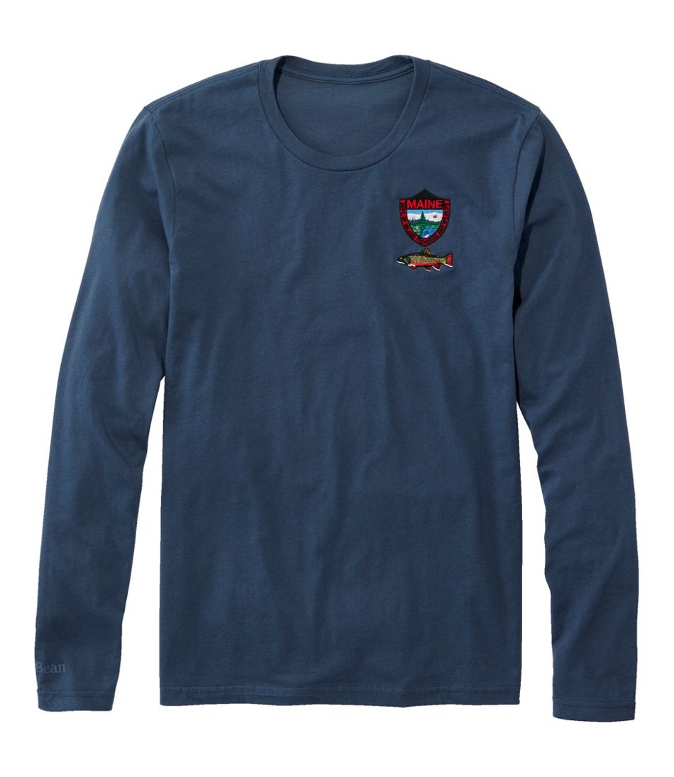 Men's MIF&W Tee, Long-Sleeve Brook Trout | L.L.Bean Classic