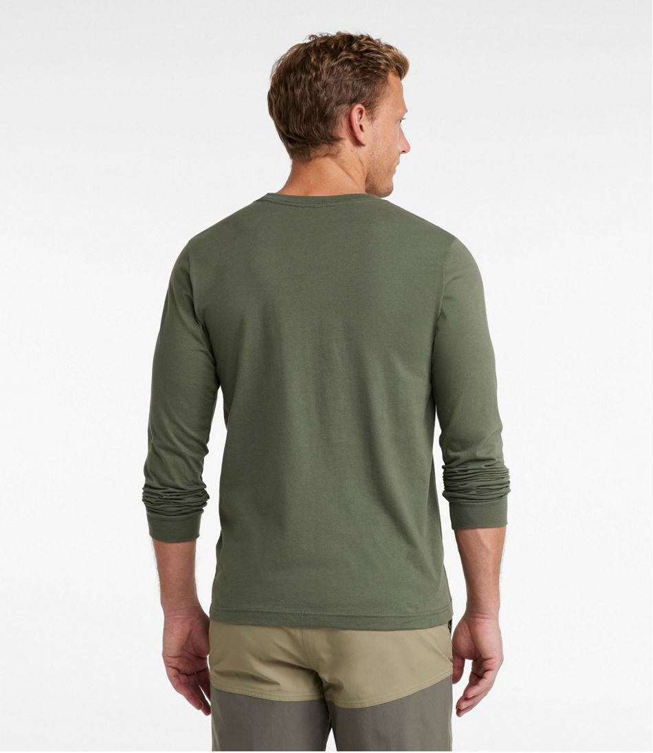 Men's MIF&W Tee, Long-Sleeve White-Tailed Deer | L.L.Bean Essential