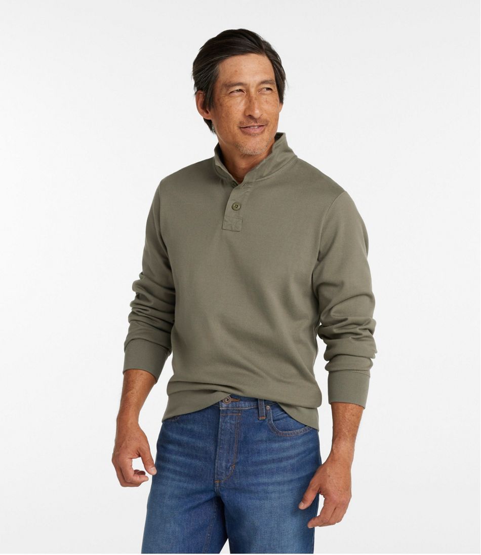 Men's Bean's Vintage Soft Rugby, Mockneck | L.L.Bean Value