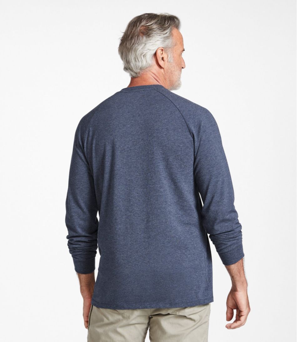 Men's Comfort Stretch Pima Tee Shirt, Long-Sleeve Henley | L.L.Bean Latest
