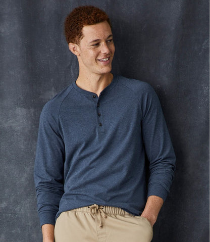 Men's Comfort Stretch Pima Tee Shirt, Long-Sleeve Henley | L.L.Bean Latest