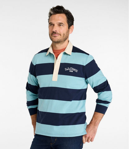 Men's Bean's Vintage Soft Rugby, Stripe Embroidered | L.L.Bean Featured