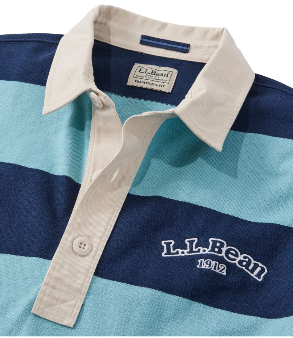 Men's Bean's Vintage Soft Rugby, Stripe Embroidered | L.L.Bean Featured
