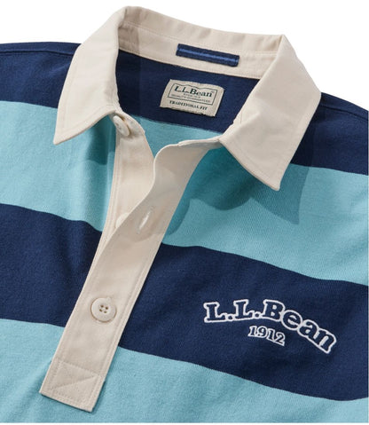 Men's Bean's Vintage Soft Rugby, Stripe Embroidered | L.L.Bean Featured