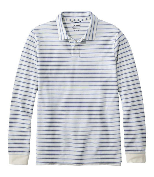 Men's Comfort Stretch Performance® Polo, Long-Sleeve, Stripe | L.L.Bean Trending