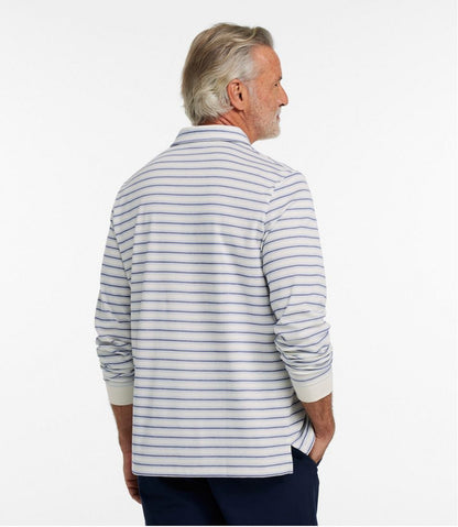 Men's Comfort Stretch Performance® Polo, Long-Sleeve, Stripe | L.L.Bean Trending