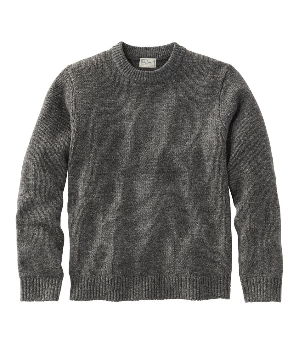 Men's Bean's Classic Ragg Wool Sweater, Crewneck | L.L.Bean Best Seller
