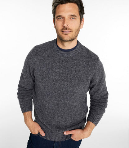 Men's Bean's Classic Ragg Wool Sweater, Crewneck | L.L.Bean Best Seller