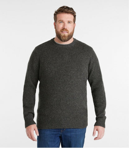 Men's Bean's Classic Ragg Wool Sweater, Crewneck | L.L.Bean Best Seller