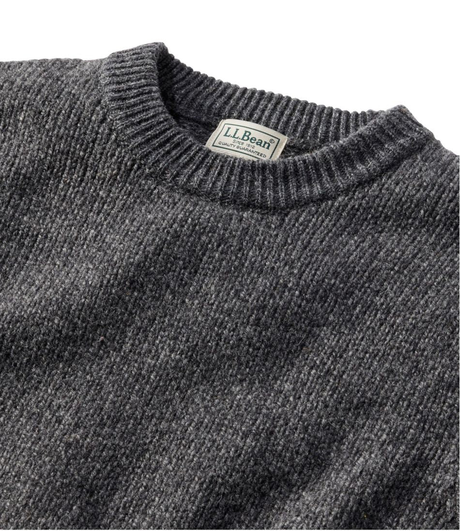 Men's Bean's Classic Ragg Wool Sweater, Crewneck | L.L.Bean Best Seller