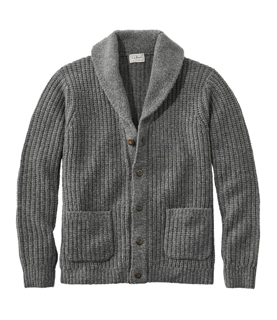 Men's L.L.Bean Classic Ragg Wool Sweater, Cardigan | L.L.Bean Exclusive