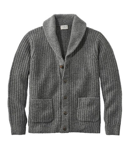 Men's L.L.Bean Classic Ragg Wool Sweater, Cardigan | L.L.Bean Exclusive