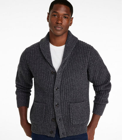 Men's L.L.Bean Classic Ragg Wool Sweater, Cardigan | L.L.Bean Exclusive