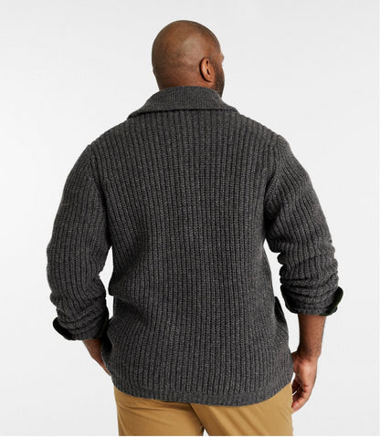 Men's L.L.Bean Classic Ragg Wool Sweater, Cardigan | L.L.Bean Exclusive