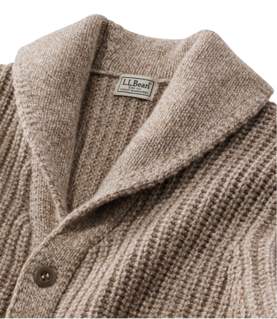 Men's L.L.Bean Classic Ragg Wool Sweater, Cardigan | L.L.Bean Exclusive
