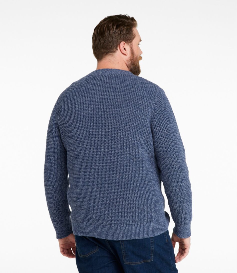 Men's L.L.Bean Organic Cotton Waffle Sweater, Henley | L.L.Bean Essential