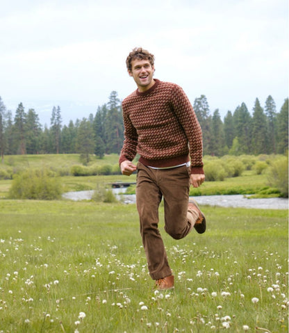 Men's Bean's Classic Ragg Wool Sweater, Crewneck, Bird's-Eye | L.L.Bean Featured
