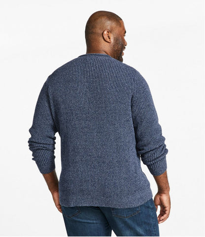 Men's L.L.Bean Organic Cotton Waffle Sweater, Rollneck Crew | L.L.Bean Popular