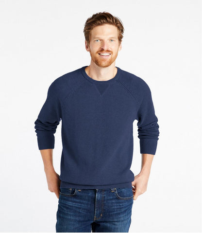 Men's Wicked Soft Cotton/Cashmere Sweater, Crewneck | L.L.Bean Recommended