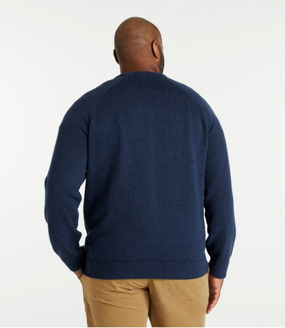Men's Wicked Soft Cotton/Cashmere Sweater, Crewneck | L.L.Bean Recommended