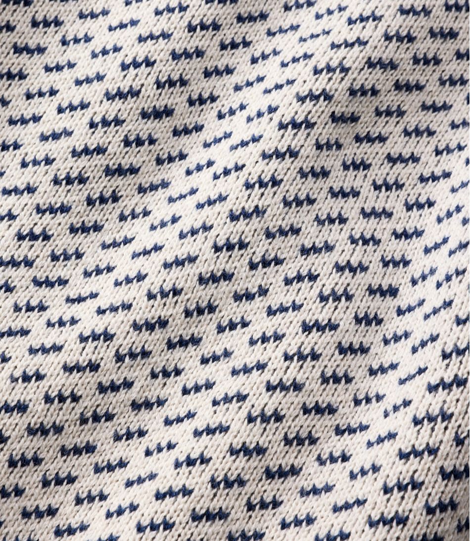 Men's Wicked Soft Cotton/Cashmere Sweater, Crewneck, Pattern | L.L.Bean Essential