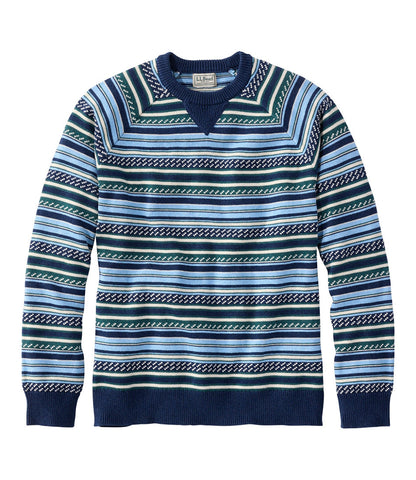 Bright Navy Birdseye Stripe,Small