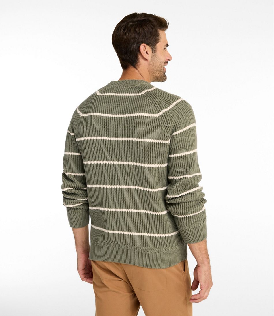 Men's Mariner Rib Crew Sweater, Stripe | L.L.Bean Latest