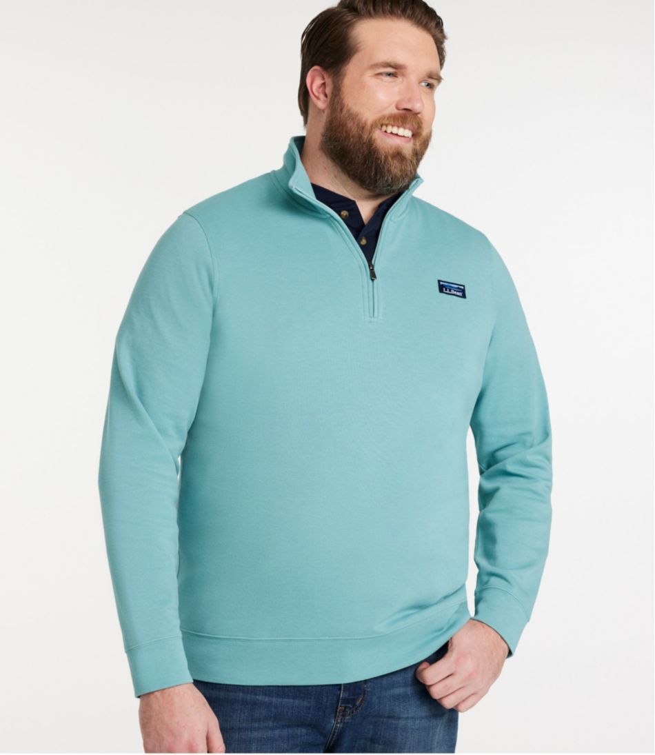 Men's Comfort Stretch Performance® Piqué, Quarter-Zip Pullover | L.L.Bean Featured