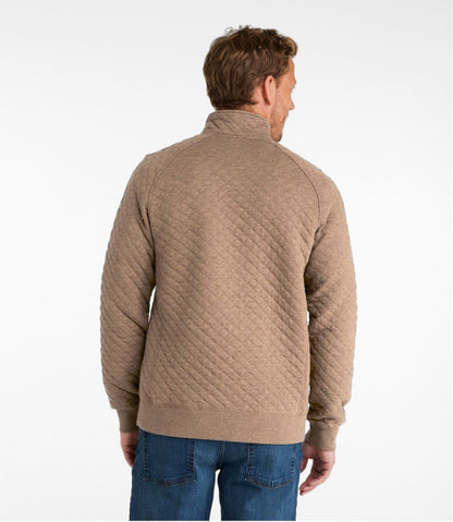Men's Quilted Sweatshirt, Mockneck | L.L.Bean Popular