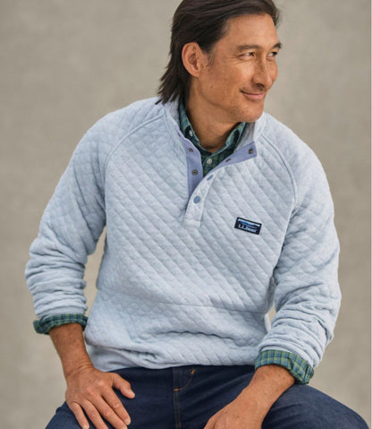 Men's Quilted Sweatshirt, Mockneck | L.L.Bean Popular