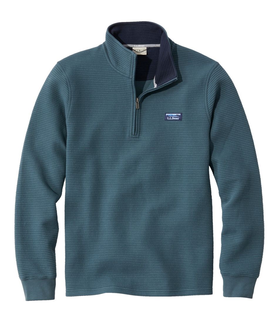 Men's Lakewashed Double-Knit Quarter-Zip Pullover | L.L.Bean Trending