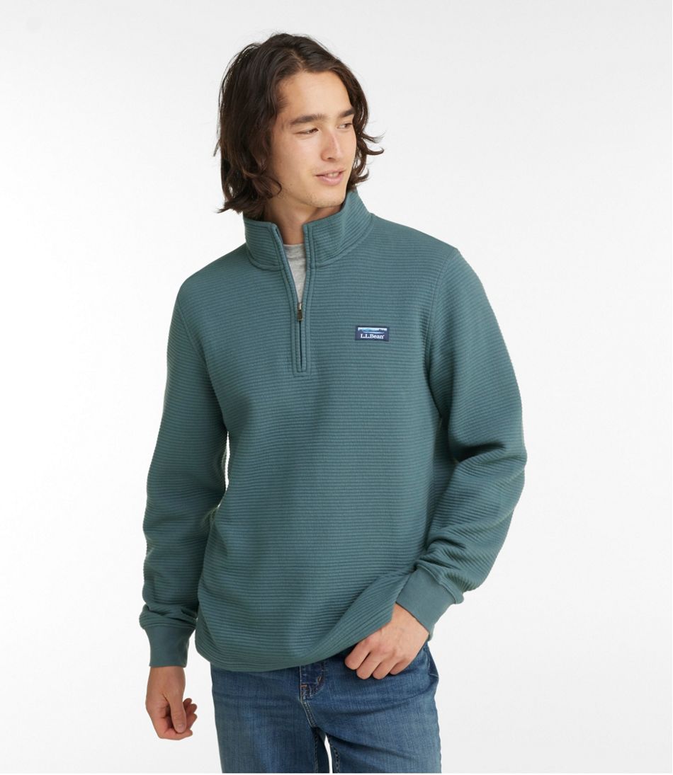 Men's Lakewashed Double-Knit Quarter-Zip Pullover | L.L.Bean Trending