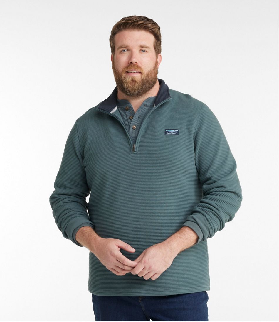 Men's Lakewashed Double-Knit Quarter-Zip Pullover | L.L.Bean Trending