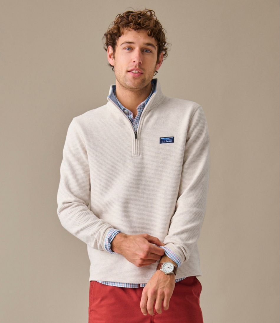 Men's Lakewashed Double-Knit Quarter-Zip Pullover | L.L.Bean Trending