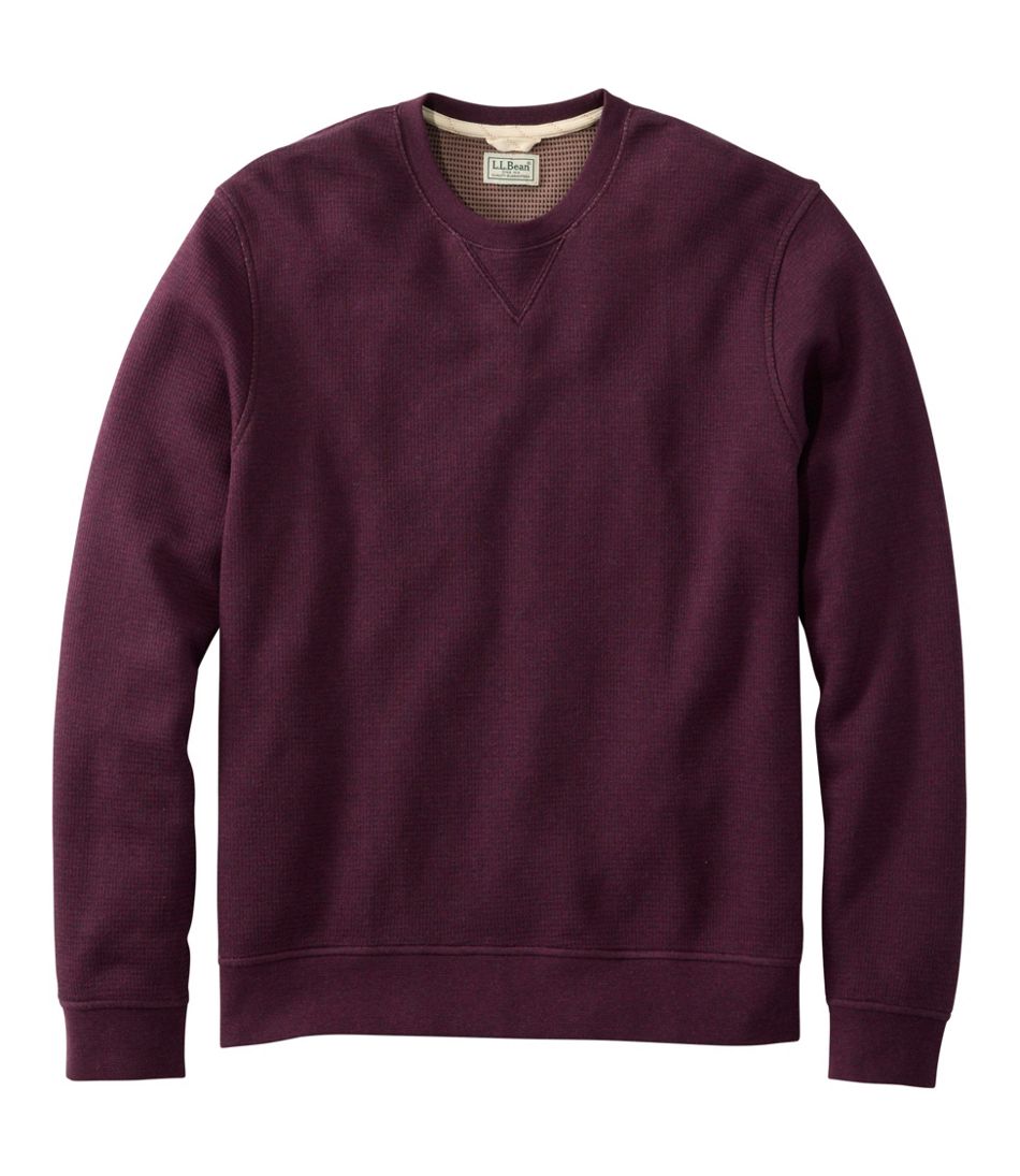 Men's All Seasons Textured Sweats, Crewneck | L.L.Bean Best Seller