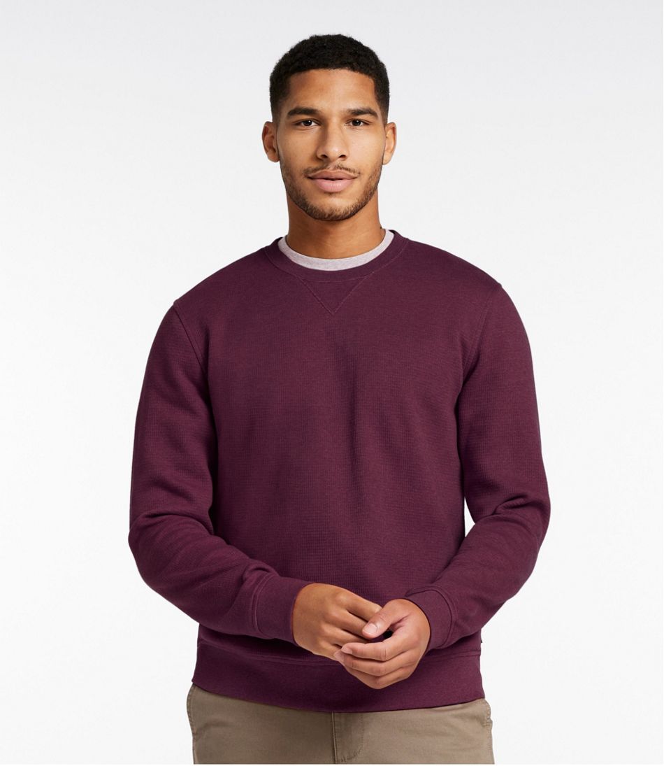 Men's All Seasons Textured Sweats, Crewneck | L.L.Bean Best Seller